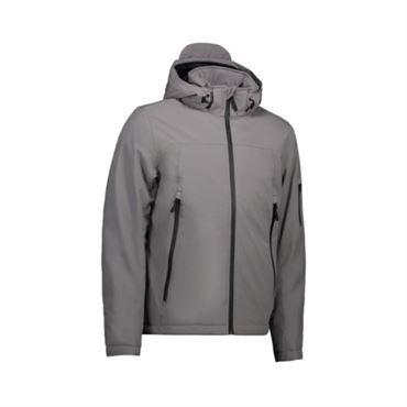 ID Vinter Softshell Jakke 0898 i Grå til Mænd - Stilfuld Beskyttelse