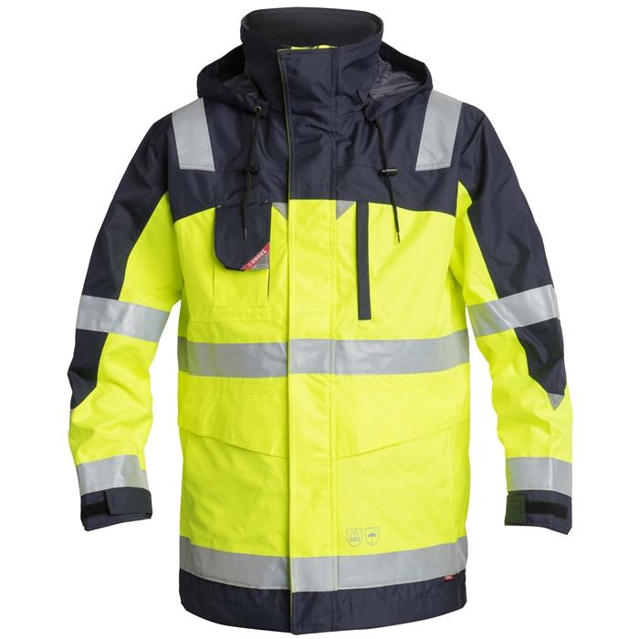 Fe Engel Vandtæt Parka Skaljakke – Gul Marine, Must-Have!