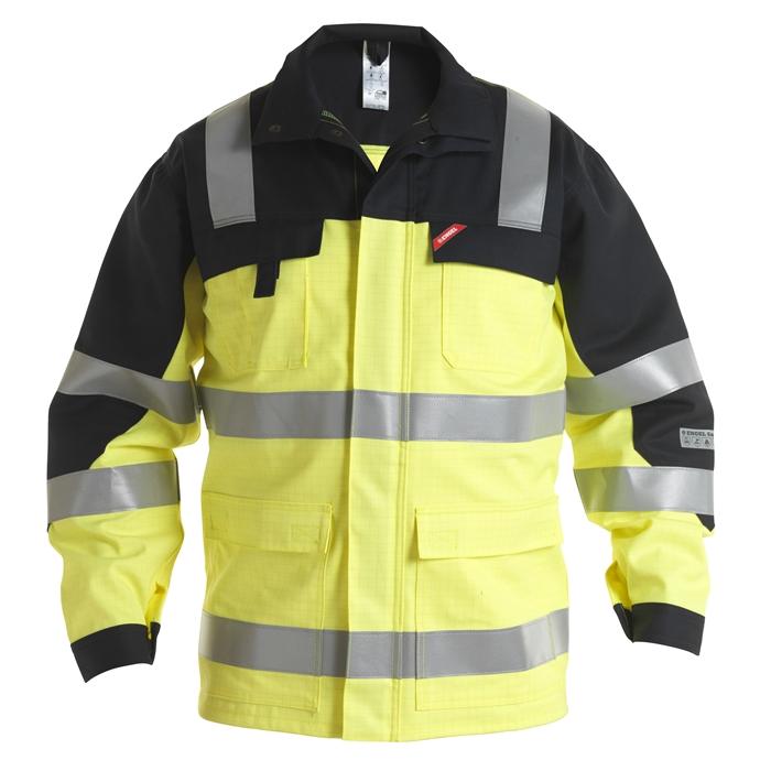 Fe Engel Safety+ Jakke – Gul og Sort Sikkerhedsjakke