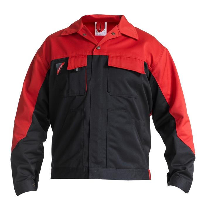 Fe Engel Arbejdsjakke – Praktisk Sort/Rød til Hverdagen