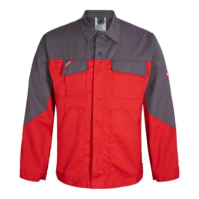 Fe Engel Strækjakke - Rød og Grå til Arbejde og Fritid