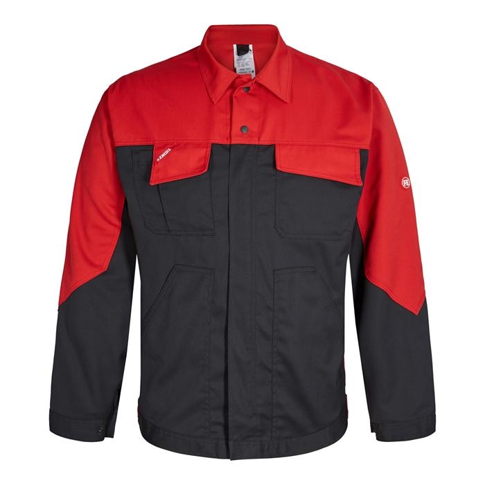 Fe Engel Stræk Jakke – Sort/Rød Tilbud! Kvalitet og Stil