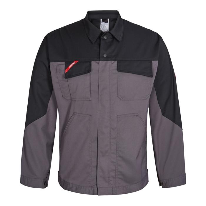 Fe Engel Strækjakke i Grå og Sort – Perfekt til Arbejde!