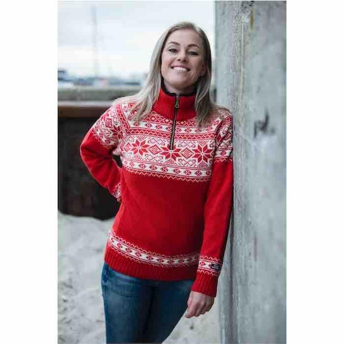 Norsk Uld Striktrøje fra Wool Of Scandinavia - Stilfuld Komfort
