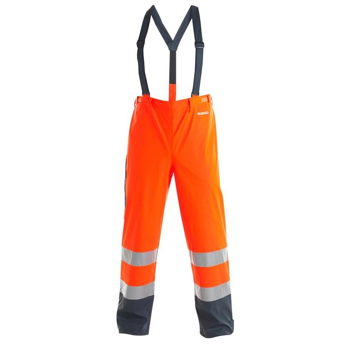 Fe Engel Regnbukser 20471 – Orange Marine med Reflekser