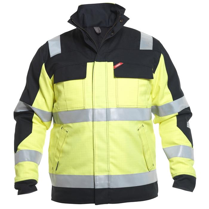 Fe Engel Safety+ Vinterjakke - Flammehæmmende Gul/Sort