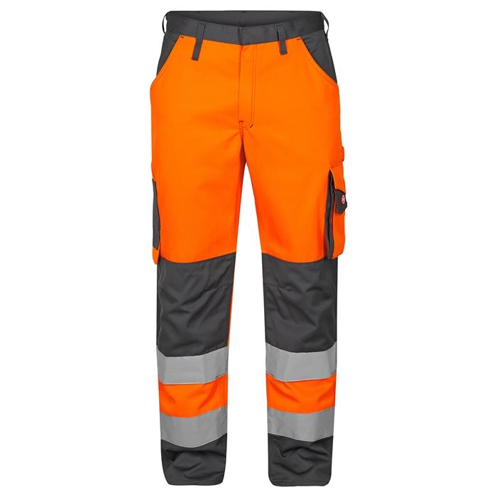Fe Engel 20471 Arbejdsbukser - Slidstærke i Orange og Grå