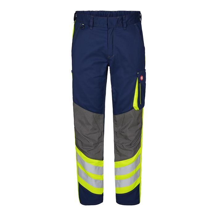 Fe Engel Cargo Bukser - Blue Ink med Gule Detaljer på Udsalg!