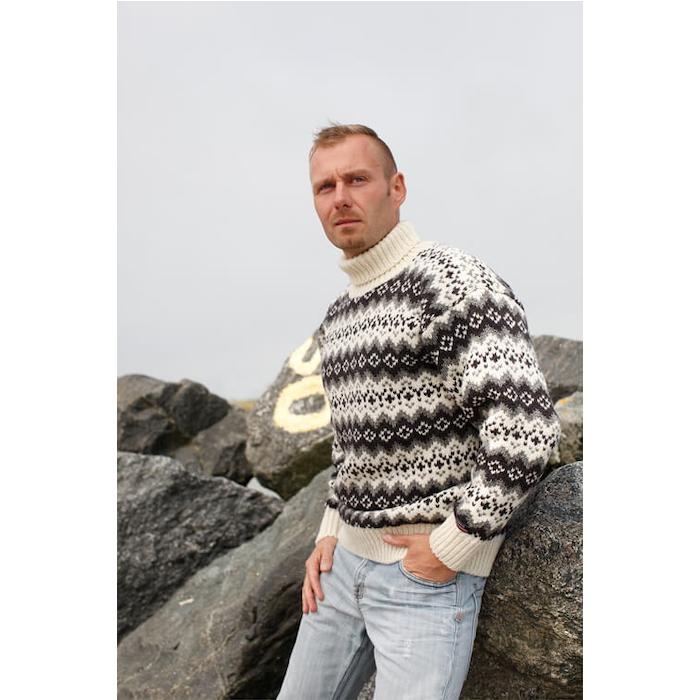 Islandske Uld Sweater – Kvalitet og Stil til Mænd