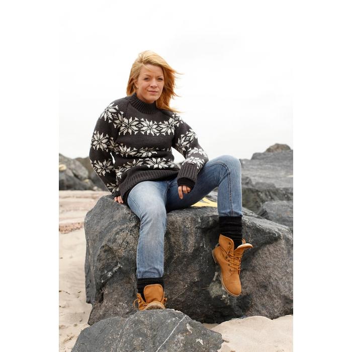 Islandske Uld Sweater fra Wool Of Scandinavia - Tidsløs Elegance