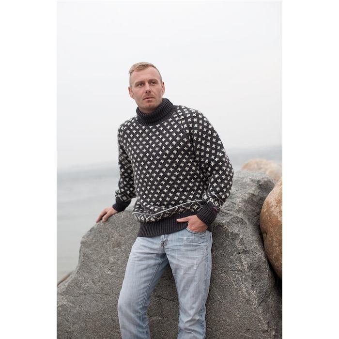 Islandske Uld Sweater – Stilfuld Komfort til Vinteren