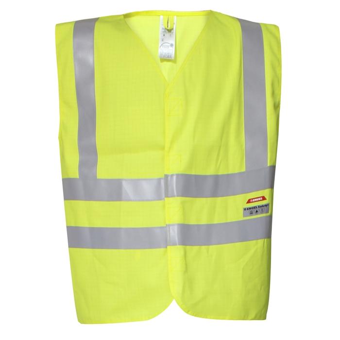 Fe Engel Safety+ Refleksvest EN 20471 – Gul Sikkerhedsvest