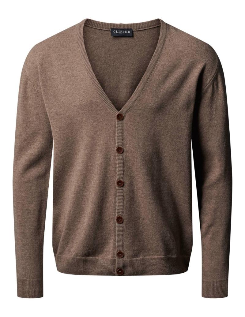 Wexford Cardigan med V-hals og knapper - Stilfuld elegance
