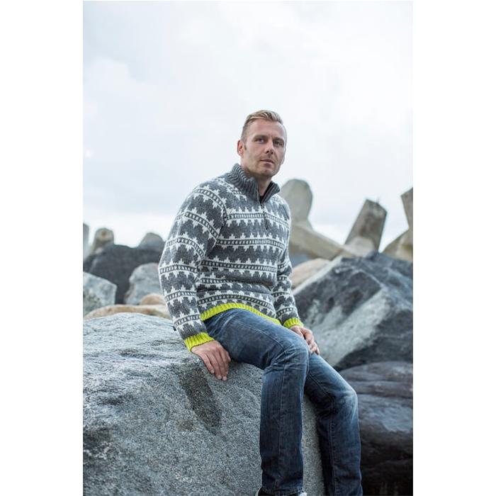 Islandske Uld Sweater fra Wool Of Scandinavia – Udsalg!