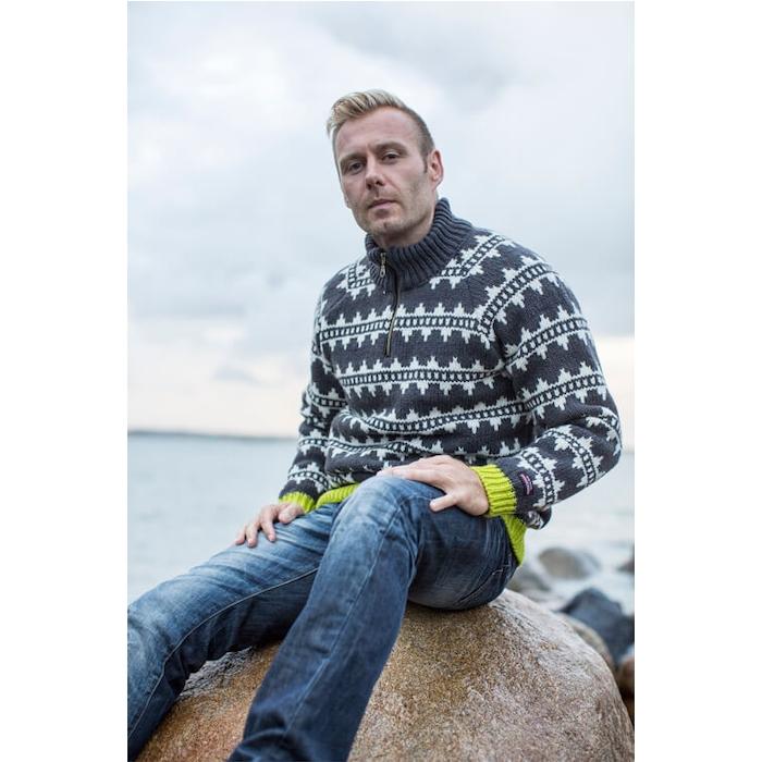 Islandske Uld Sweaters til Mænd – Stilfuld Komfort