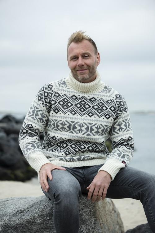 Islandske Uld Sweater - Kvalitet og Stil til Mænd