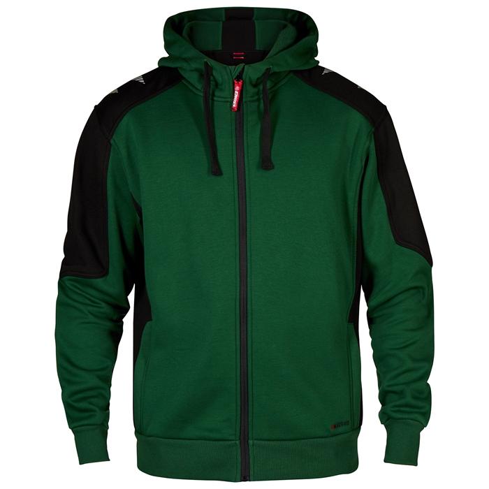 Fe Engel Galaxy Sweatcardigan – Grøn og Sort Hættetrøje