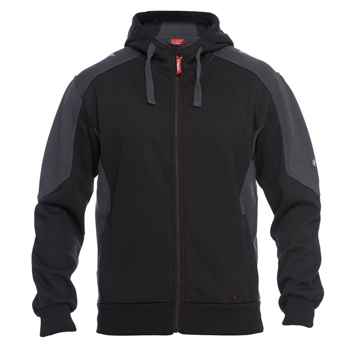 Fe Engel Galaxy Sweatcardigan - Sort Antrazitgrå Tilbud