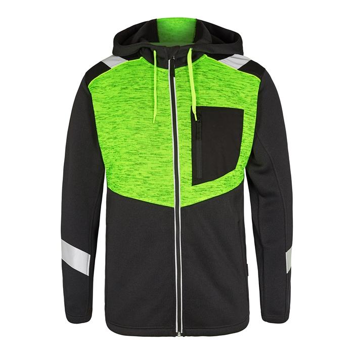 Fe Engel Cargo Strikcardigan - Sort Grøn på tilbud!