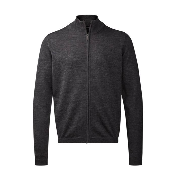 Koksgrå Zip Cardigan fra Belika – Fantastisk Udsalg!