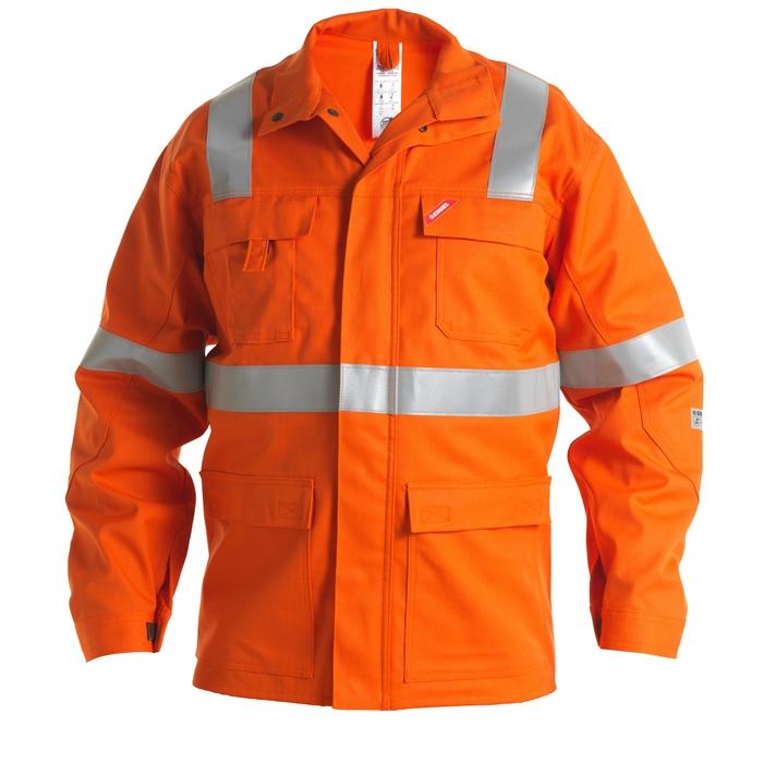 Fe Engel Safety+ Jakke i Orange - Optimal Beskyttelse!