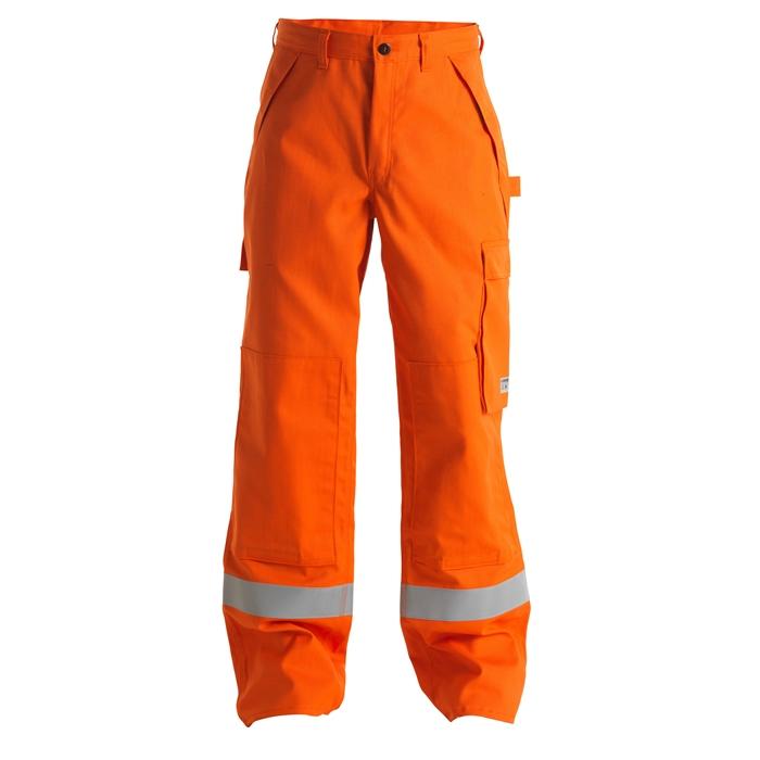 Fe Engel Safety+ Arbejdsbukser i Orange - Sikkerhed & Komfort