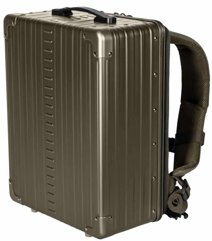 Aleon 16" Aluminium Rygsæk i Bronze - Elegant og Holdbar!