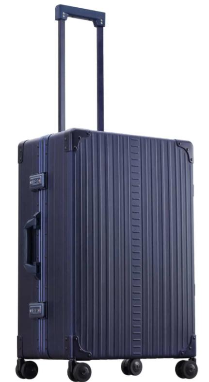 Aleon 26" Check In Kuffert - Blå Rejsetaske på Tilbud