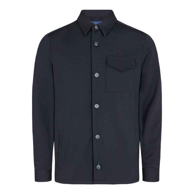 Super Stretch Overshirt fra Sunwill - Navy Blå Must-Have