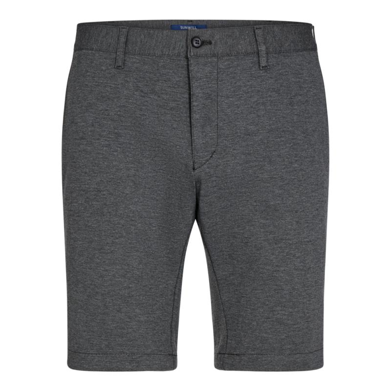 Super Stretch Charcoal Shorts fra Sunwill – Komfortabel Stil
