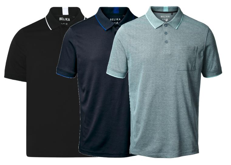 3-Pak Belika Valencia B Dry Polo – Hurtigtørrende kvalitet