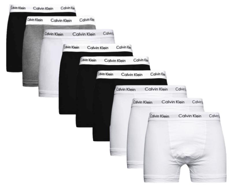Calvin Klein Trunks 9 Pak – Komfort og stil til mænd!