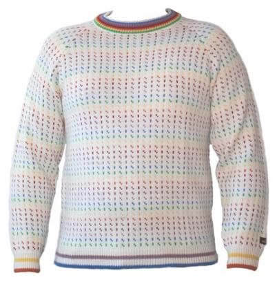 Pride Edition Regnbuefarvet Striktrøje fra Wool Of Scandinavia