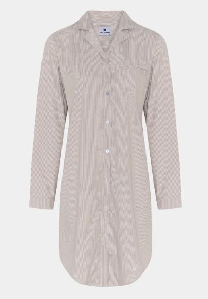 Bambus Pyjamasskjorte i Sandstribet Design - Jbs Of Denmark