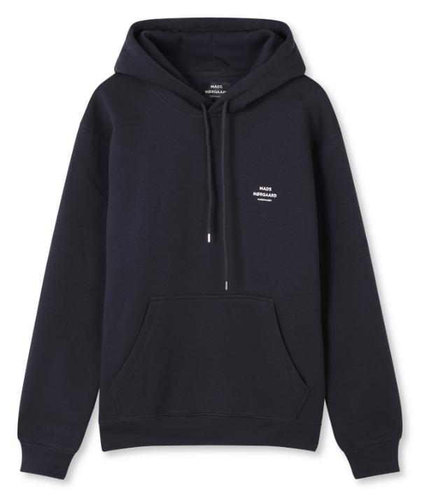 Mads Nørgaard Hoodie med Logo i Deep Well – Tidsløs Stil!