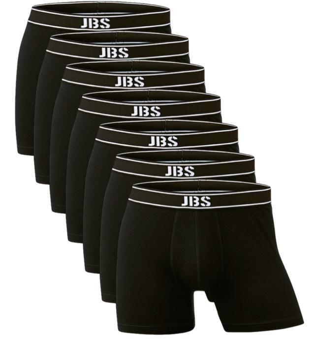 7-Pak Tights i Store Størrelser fra Jbs - Komfortabel og Sort