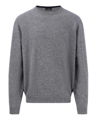 Fynch Hatton Cashmere Strik i Steel - Luksus til Mænd