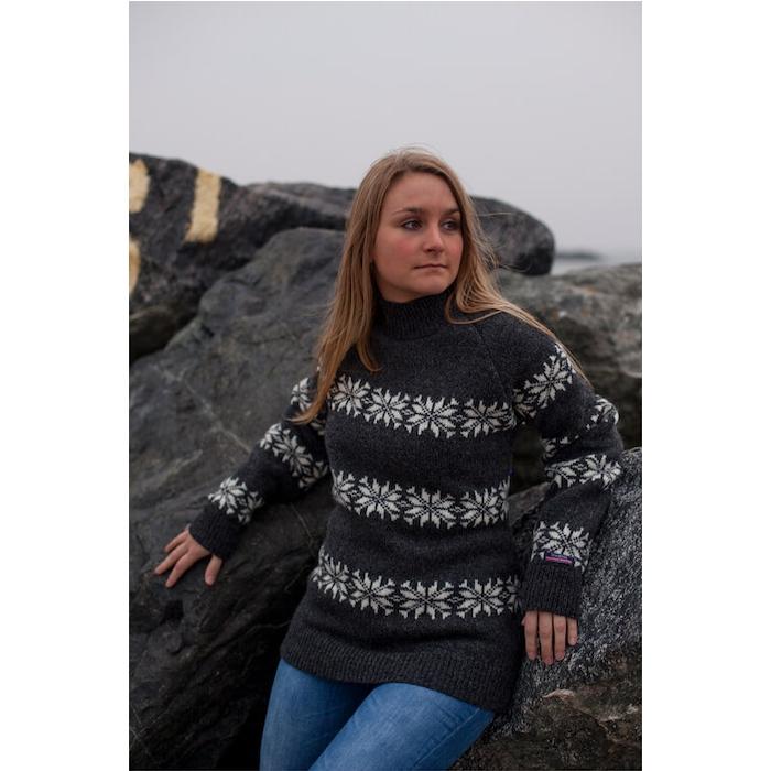 Islandske Sweater i Uld fra Wool Of Scandinavia
