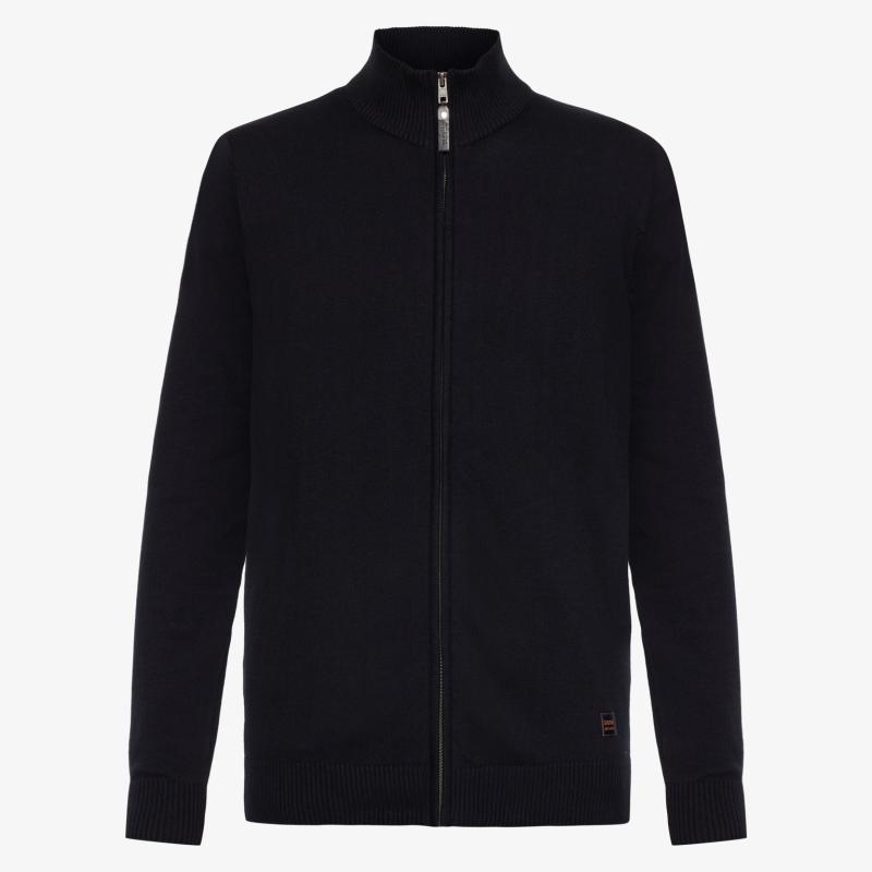 Rummelig Cardigan Kean i Deep Marine – Uundgåelig Stilikon!