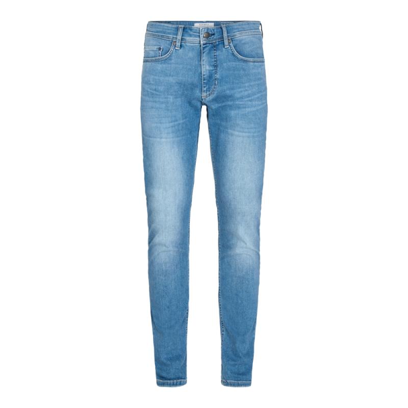 Super Stretch Jeans fra Sunwill - Lys Blå 455, Fitted Stil