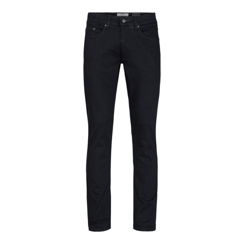 Super Stretch Jeans Fitted - Mørk Navy fra Sunwill