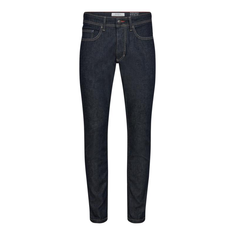 Super Stretch Jeans Fitted Navy fra Sunwill - Udsalg!