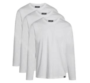 3 Pak Langærmet T Shirt Thor Organic Medium fra Mads Nørgaard