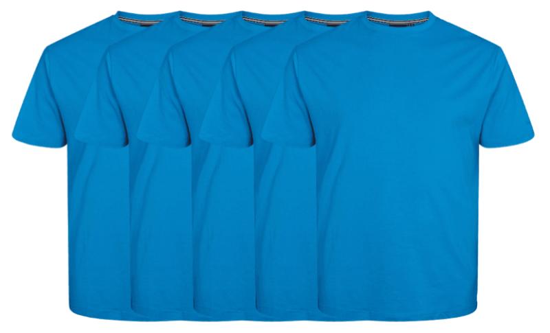 56°4 5-pak T-shirts i Cobolt Blå – Komfort og Kvalitet