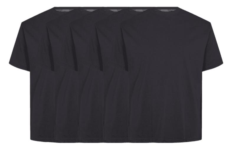 5-pak Coboltblå T-shirts fra North 56°4 – Uundgåelig!