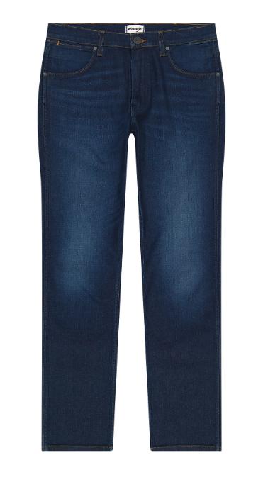 Wrangler Greensboro Stretch Jeans - Blå med slid
