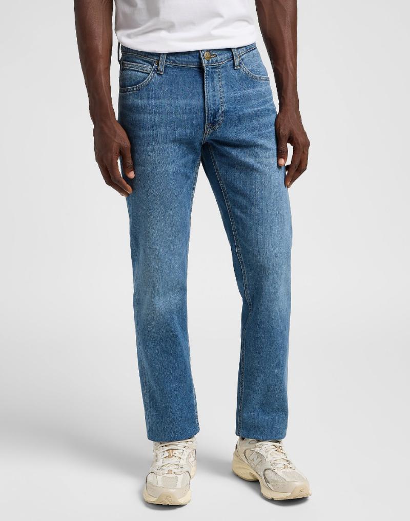 Lee Daren Jeans – Blå med slid – Fantastisk tilbud!