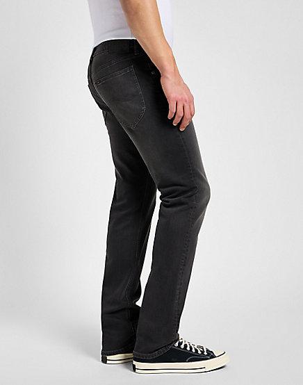 Lee Daren Jeans - Mørkegrå Regular Fit Tilbud!