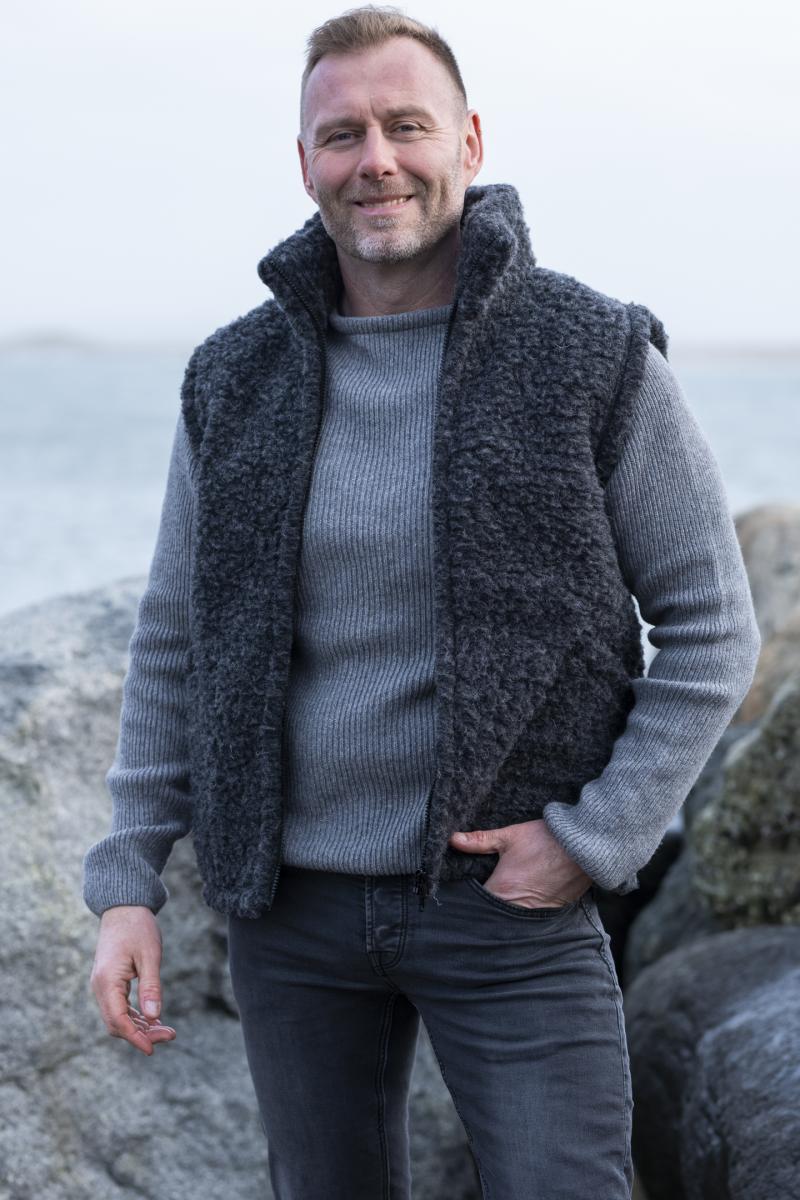 Uld Bodywarmer i Grå – Stilfuld og Komfortabel