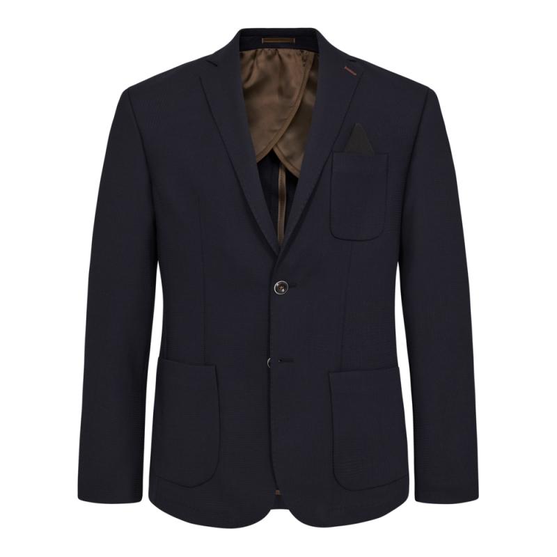 Moderne Mørk Navy Blazer fra Sunwill - Hurtig Levering!